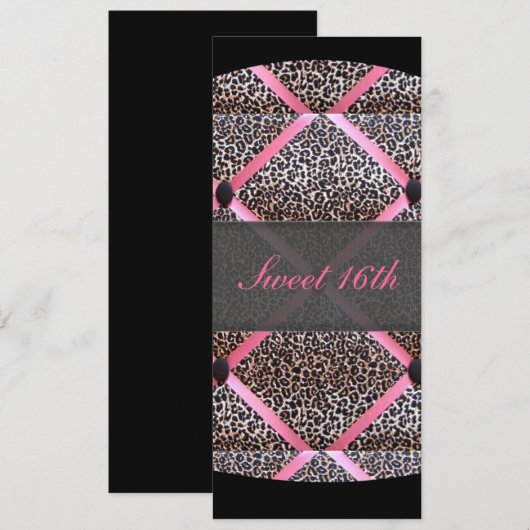 Zoete 16e Bladwijzer Kaart (Voorkant / Achterkant)