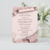 Zoete 16e Bruids Zoete 16e Huwelijks Roos Foto Kaart (Staand voorkant)