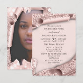 Zoete 16e Bruids Zoete 16e Huwelijks Roos Foto Kaart (Voorkant / Achterkant)