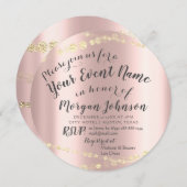 Zoete 16e Confetti Roos 15e verjaardag Kaart (Voorkant / Achterkant)