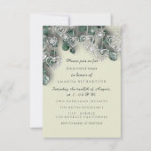 Zoete 16e verjaardag BRUIDS Shower  Harten Rustiek Kaart (Voorkant)