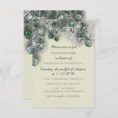 Zoete 16e verjaardag BRUIDS Shower  Harten Rustiek Kaart (Voorkant / Achterkant)