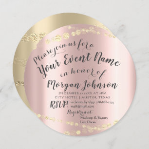 Zoete 16e verjaardag Confetti Roos 15e Bridal Kaart