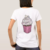 Zoete Aanzoek Cupcake T-shirt (Achterkant)
