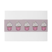 Zoete Aanzoek Cupcake Uitnodigingen Wikkel (Achterkant Voorbeeld)