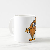 Zoete Aardappel Karakter Gelukkige Yam Kawaii Koffiemok (Voorkant links)