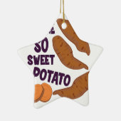 Zoete aardappel keramisch ornament (Rechts)