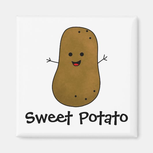 Zoete aardappel magneet (Voorkant)