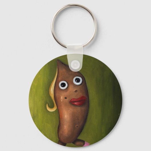 Zoete aardappel sleutelhanger (Voorkant)