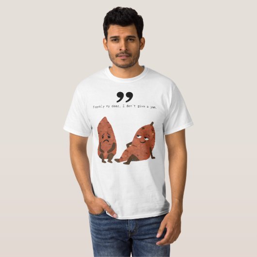 Zoete? Aardappel. T-shirt (Voorkant volledig)