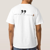 Zoete? Aardappel. T-shirt (Achterkant)