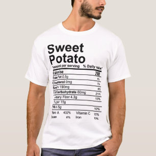 Zoete aardappel  t-shirt