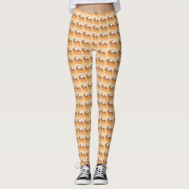 Zoete aardappel taart plak Kerstmis zuidelijk bakk Leggings