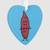 Zoete aardappel Yam Yams Aardappelen, gebrand Ornament (voorkant)