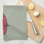 Zoete aardappel Yam Yams Aardappelen, gebrand Theedoek (Quarter Fold)