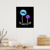 Zoete aardappelen Funny Food Pun Poster (Keuken)