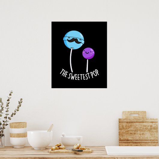 Zoete aardappelen Funny Food Pun Poster (Keuken)