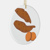 Zoete aardappelen keramisch ornament (Rechts)