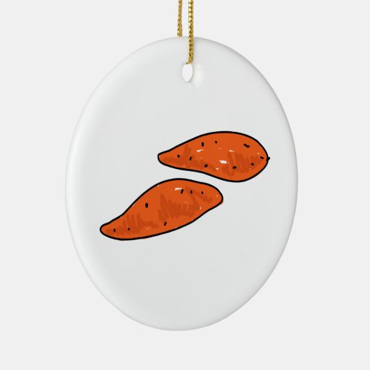 Zoete aardappelen keramisch ornament (Rechts)