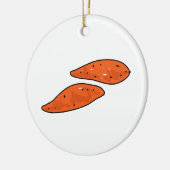 Zoete aardappelen keramisch ornament (Links)