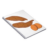 Zoete Aardappelen Notitieboek (Rechterzijde)