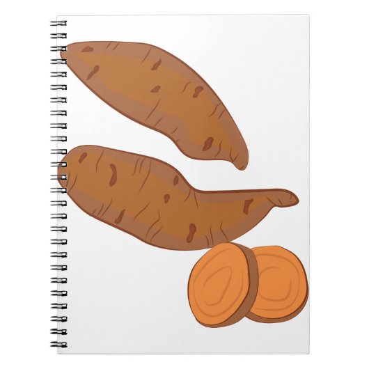 Zoete Aardappelen Notitieboek (Voorkant)