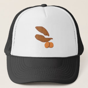 Zoete aardappelen trucker pet