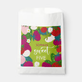 Zoete aardbei kinderen verjaardag bedankzakje (Voorkant)