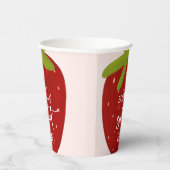 Zoete aardbei kinderen verjaardag papieren bekers (Rechts)