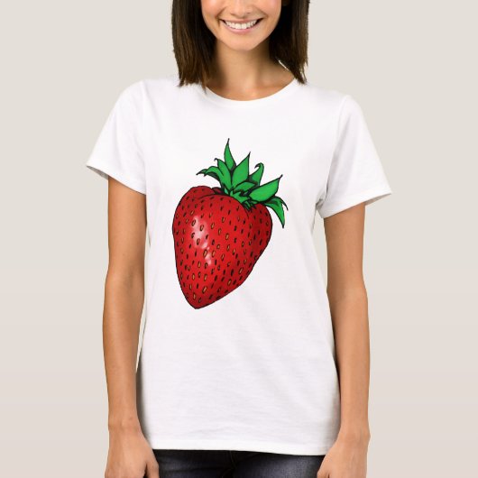 Zoete aardbei t-shirt (Voorkant)