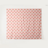 Zoete aardbeien & bloemen Tapestry Wandkleed (Voorkant (horizontaal))