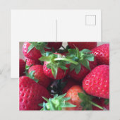 Zoete Aardbeien Briefkaart (Voorkant / Achterkant)