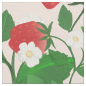 Zoete aardbeien en bloesems stof (Close Up)