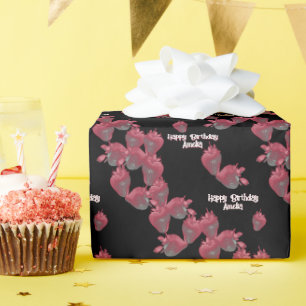 Zoete aardbeien gepersonaliseerd cadeaupapier