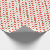 Zoete aardbeien & harten cadeaupapier (Hoek)