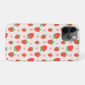 Zoete aardbeien & harten Case-Mate iPhone case (Achterkant (horizontaal))