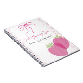Zoete Aardbeien Notitieboek (Rechterzijde)