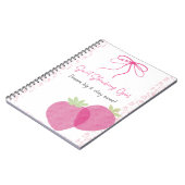 Zoete Aardbeien Notitieboek (Linkerzijde)