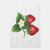 Zoete Aardbeien Shortcake Theedoek (Verticaal)