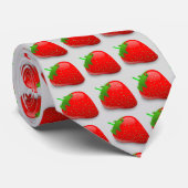 Zoete aardbeien stropdas (Opgerold)