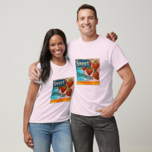 Zoete aardbeien t-shirt
