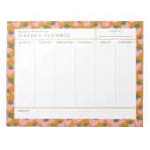 Zoete aardbeien Weekly Planner Notitieblok (Voorkant)