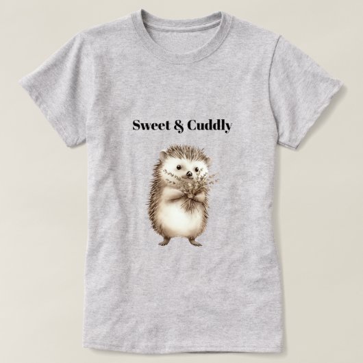 Zoete & Aardige Egel T-shirt (Design voorkant)