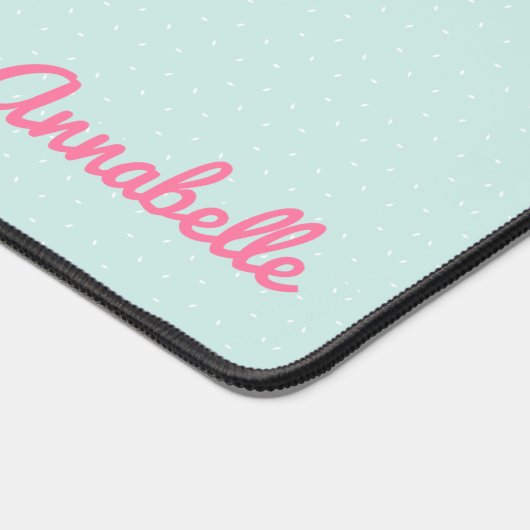 Zoete Alpaca gepersonaliseerd Bureaumat (Hoek)