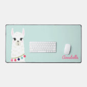 Zoete Alpaca gepersonaliseerd Bureaumat (Keyboard & Muis)