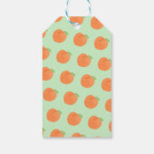 Zoete als een Perzik Kinderen Bedankt Cadeaulabel (Achterkant)