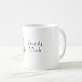 Zoete als een Perzik Konijn Koffiemok (Voorkant rechts)