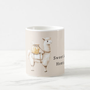 Zoete als honing alpaca koffiemok