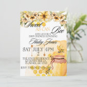 Zoete Als Kan Bee Uitnodiging (Staand voorkant)