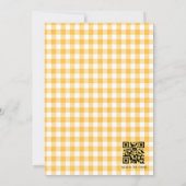 Zoete als Kan Bij Baby Shower met QR-code Kaart (Achterkant)